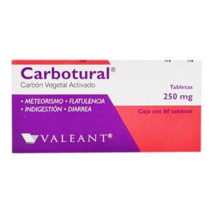 CARBOTURAL c/60 TABS. 250 MG.