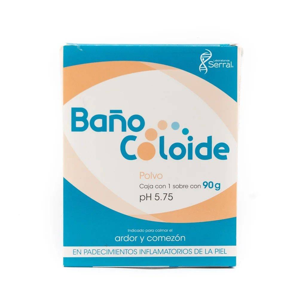 BAÑO COLOIDE (Serral) POLVO pH 5.75 c/1 SOBRE c/90 G. 86.85-1.80 G/90 G.