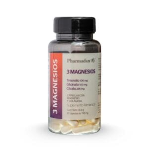 3 MAGNESIOS (Pharmadan) Fco. c/60 CAPS. 590 MG.