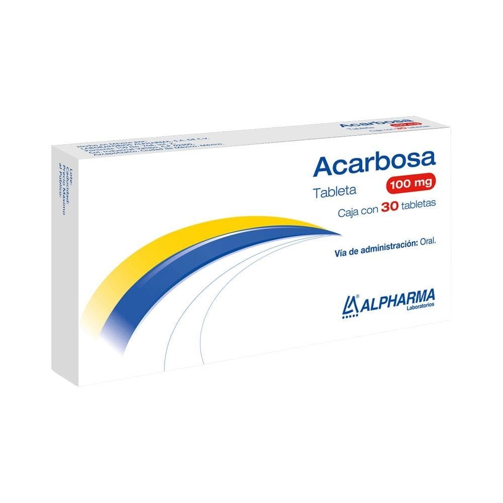 ACARBOSA (Alpharma) c/30 TABS. 100 MG.