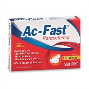 AC-FAST c/10 TABS. 500 MG.