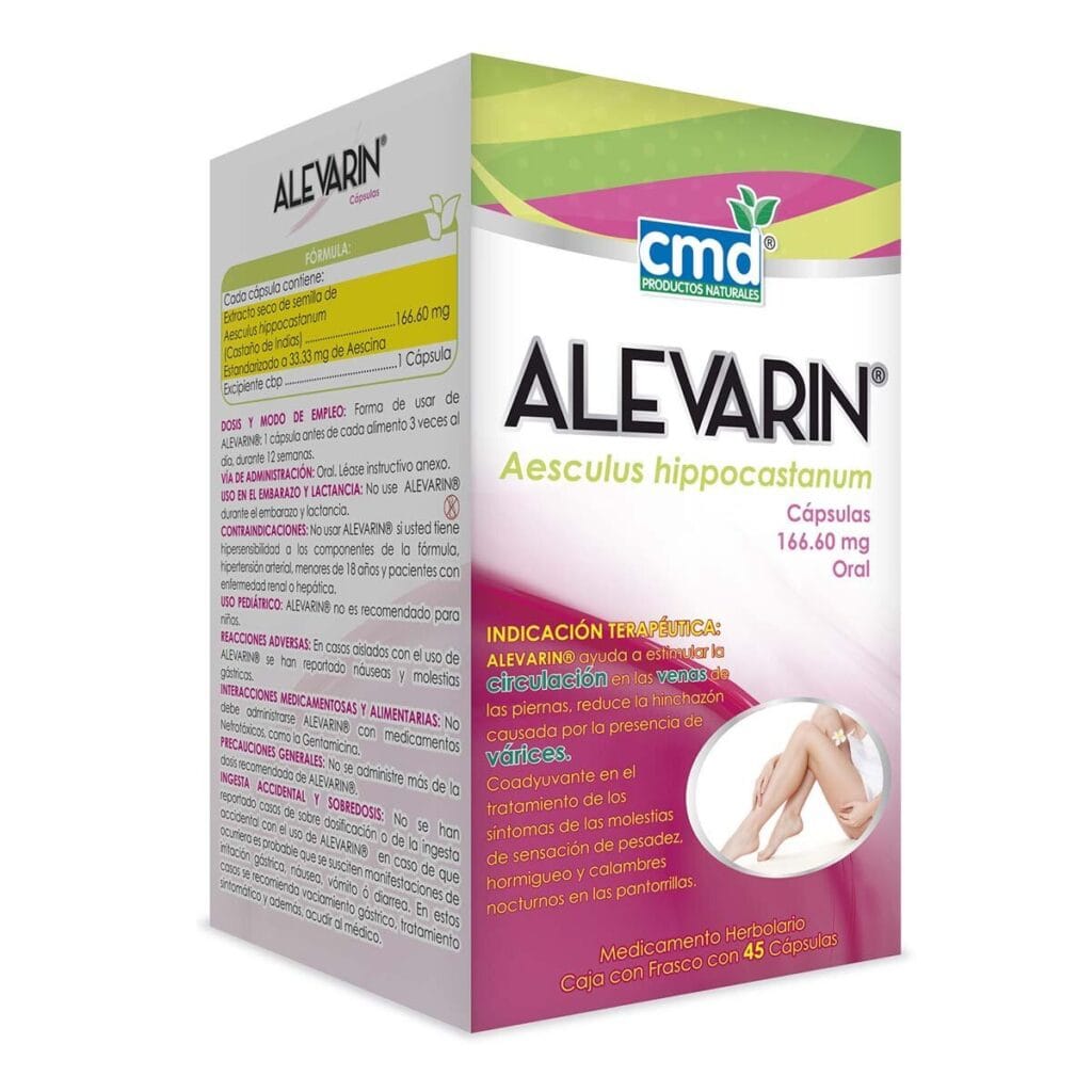 ALEVARIN c/45 CAPS. 166.60 MG.