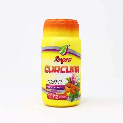 CÚRCUMA (Supra) c/72 CAPS. 500 MG.