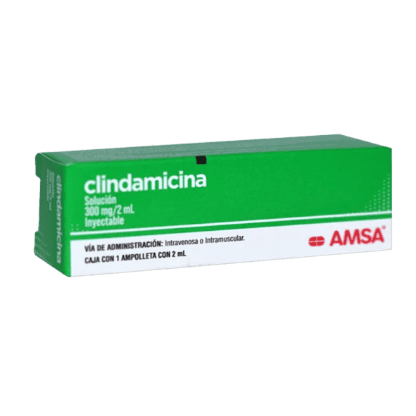 CLINDAMICINA (Amsa) Sol. Iny. c/1 AMPTA. 300 MG/2 ML.