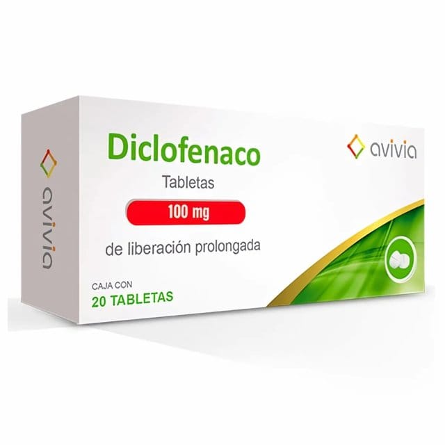 DICLOFENACO (Avivia) c/20 TABS. L.P. 100 MG.