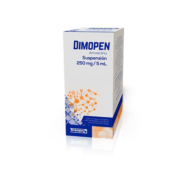 DIMOPEN SUSP. Fco. 75 ML. 250 MG/5 ML.