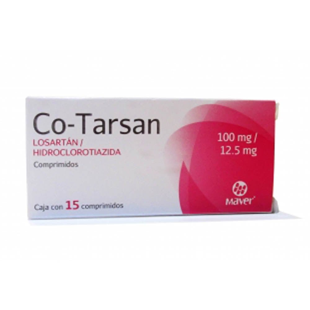 CO-TARSAN c/15 COMPS. 100/12.5 MG.