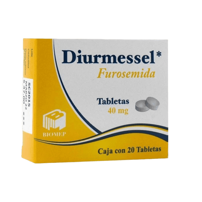 DIURMESSEL c/20 TABS. 40 MG.