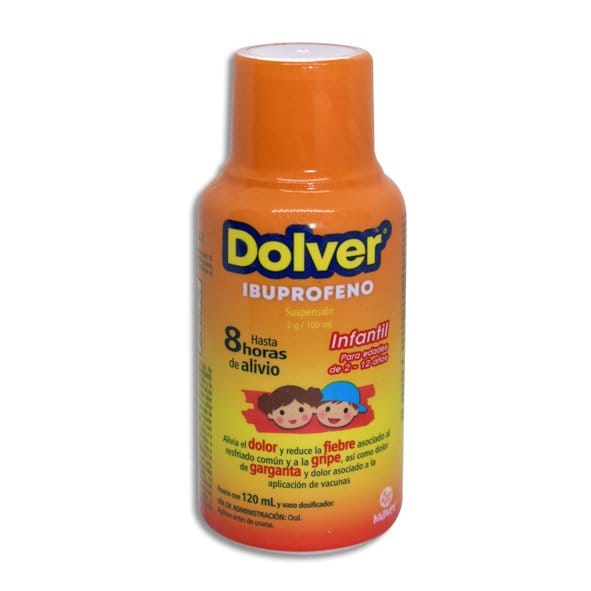DOLVER SUSP. INFANTIL Fco. 120 ML. 2 G/100 ML.