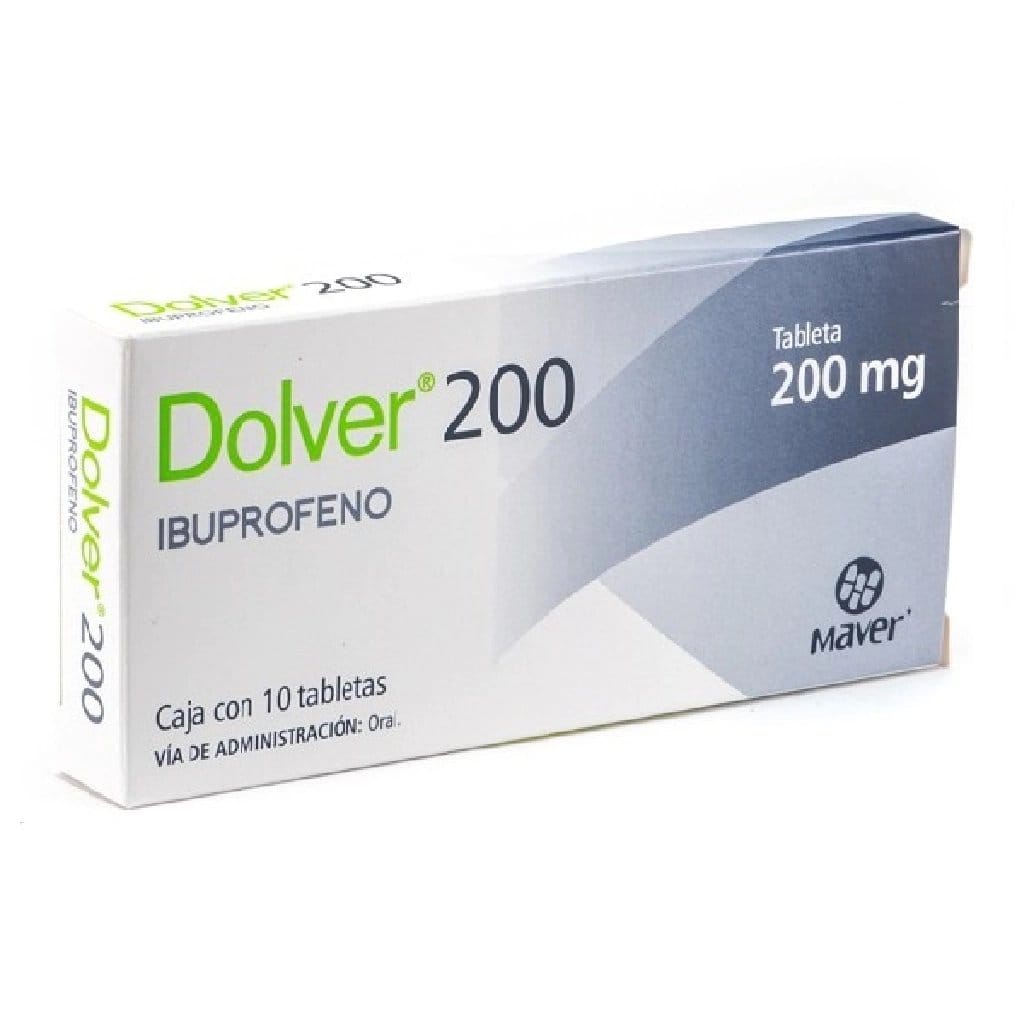 DOLVER-200 c/10 TABS. 200 MG.