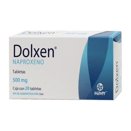 DOLXEN c/20 TABS. 500 MG.