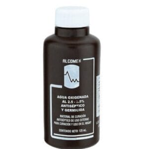 AGUA OXIGENADA (TOLLATZINGO) SOLUCIÓN al 2.5-3.5% Fco. 250 ML.
