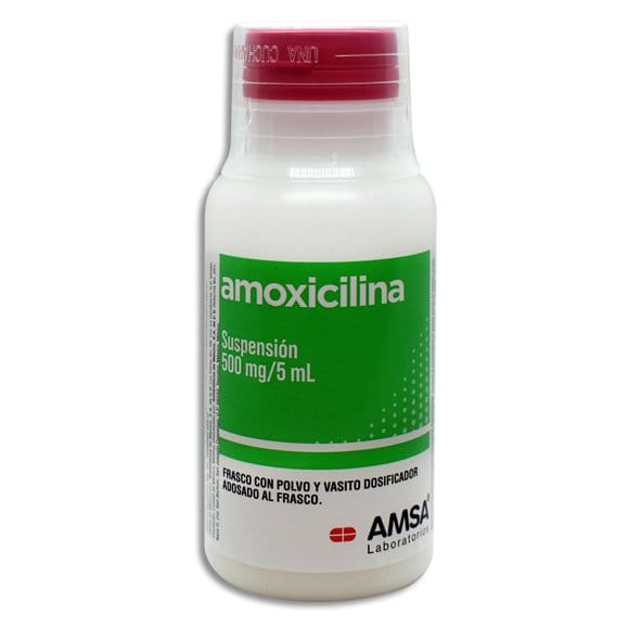 AMOXICILINA (Amsa) SUSP. Fco. 75 ML. 500 MG/5 ML.