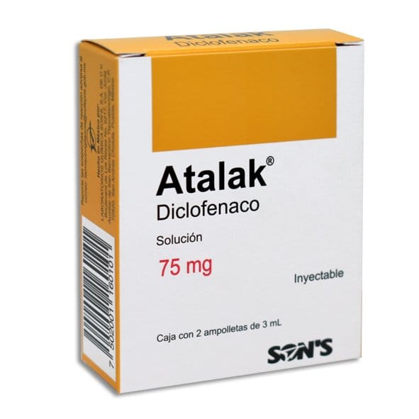 ATALAK Sol. Iny. c/2 AMPTAS. 75 MG/3 ML.