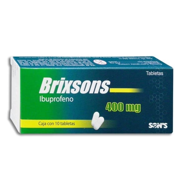 BRIXSONS c/10 TABS. 400 MG.