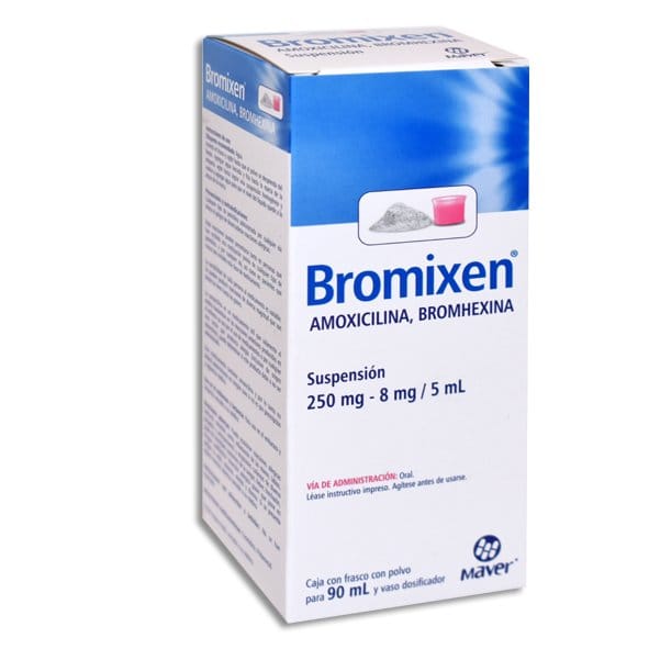 BROMIXEN SUSP. Fco. 90 ML. 250-8 MG/5 ML.