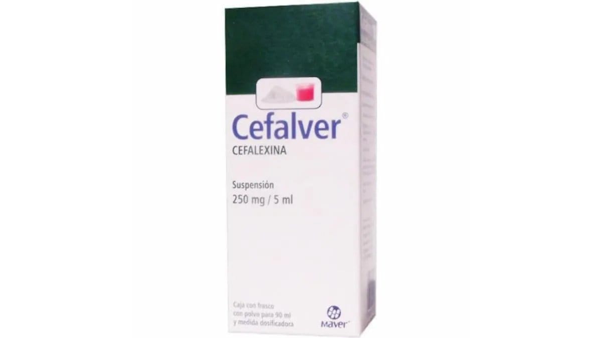 CEFALVER SUSP. Fco. 90 ML. 250 MG/5 ML.
