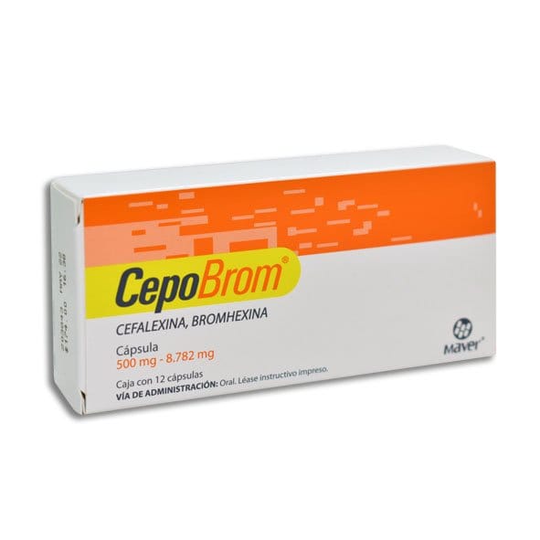 CEPOBROM c/12 CAPS. 500/8.782 MG.