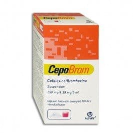 CEPOBROM SUSP. Fco. 100 ML. 250-4.39 MG/5 ML.