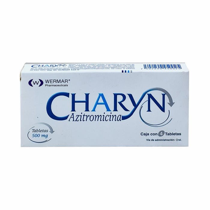 CHARYN c/4 TABS. 500 MG.