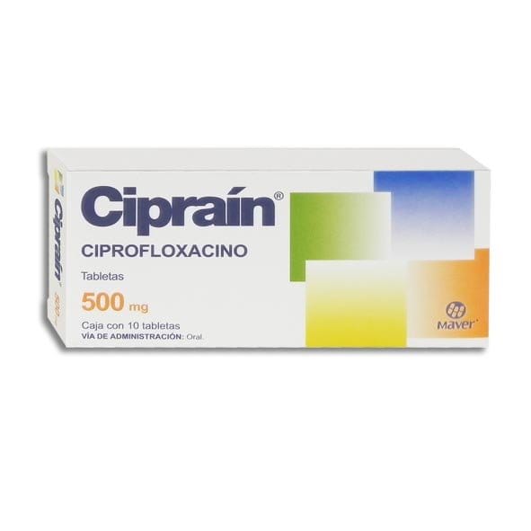 CIPRAIN c/10 TABS. 500 MG.