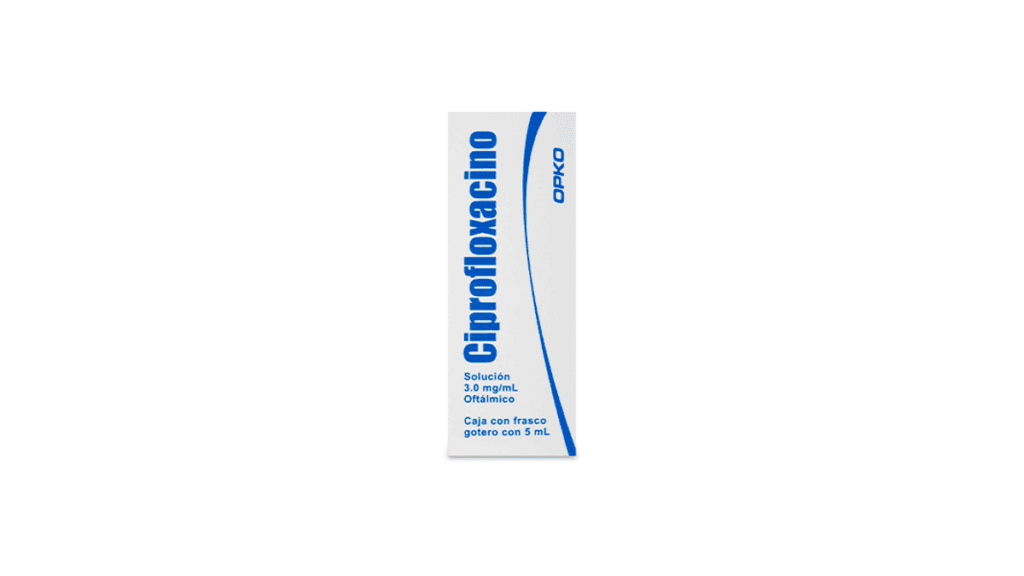 CIPROFLOXACINO (Grin) Sol. Oft. Fco. Gotero 5 ML. 3.0 MG/1 ML.