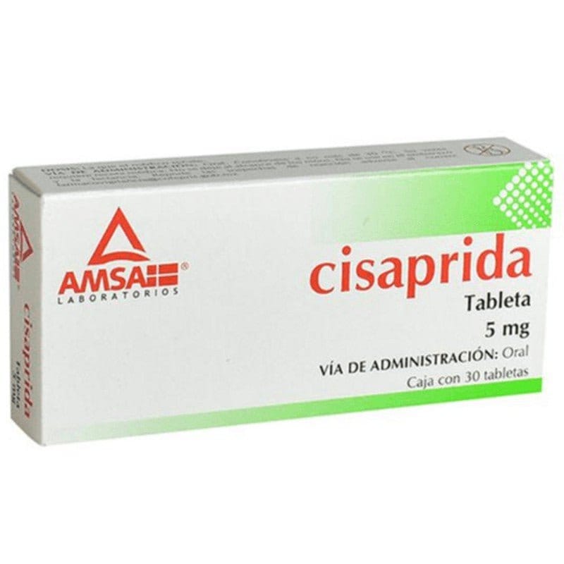 CISAPRIDA (Amsa) c/30 TABS. 5 MG.