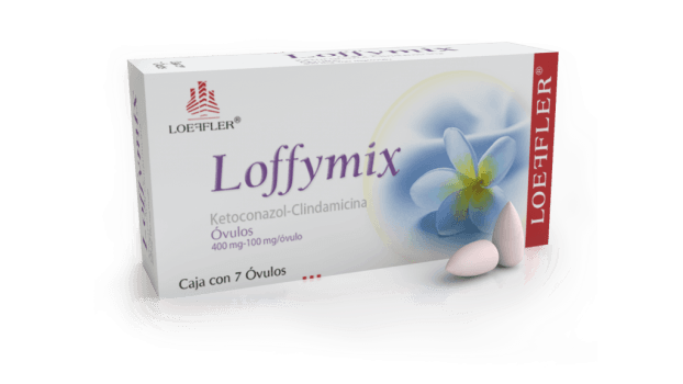 CLINDAMICINA/KETOCONAZOL (Loeffler) c/7 ÓVULOS 100/400 MG.