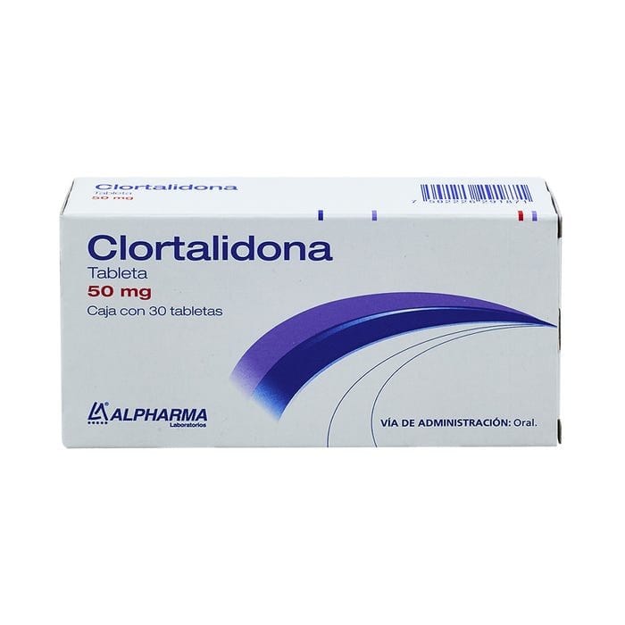 CLORTALIDONA (Alpharma) c/30 TABS. 50 MG.