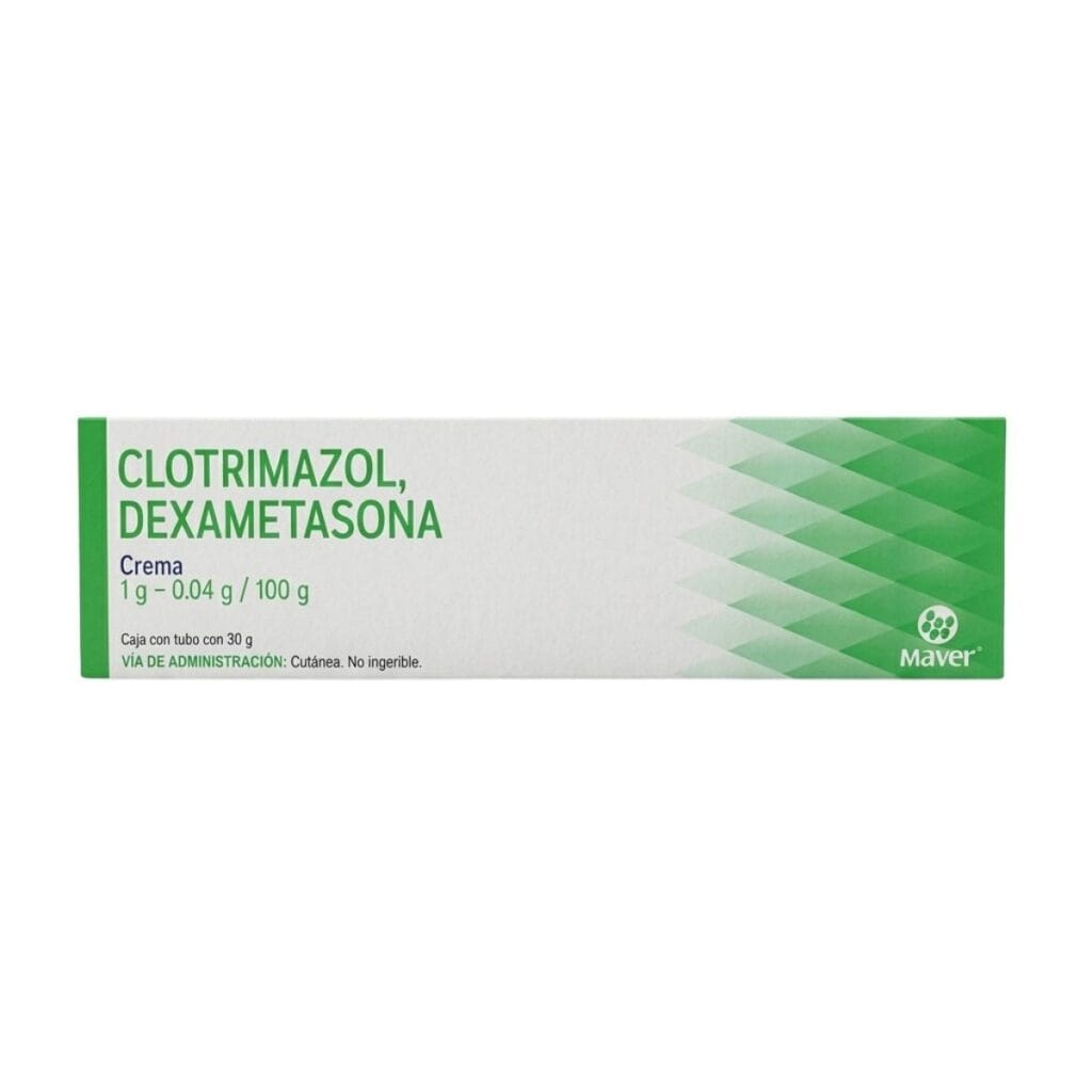 CLOTRIMAZOL/DEXAMETASONA (Maver) CREMA Tubo c/30 G. 1-0.04 G/100 G.