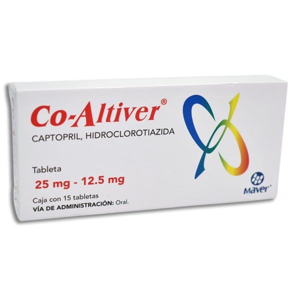 CO-ALTIVER c/15 TABS. 25/12.5 MG.