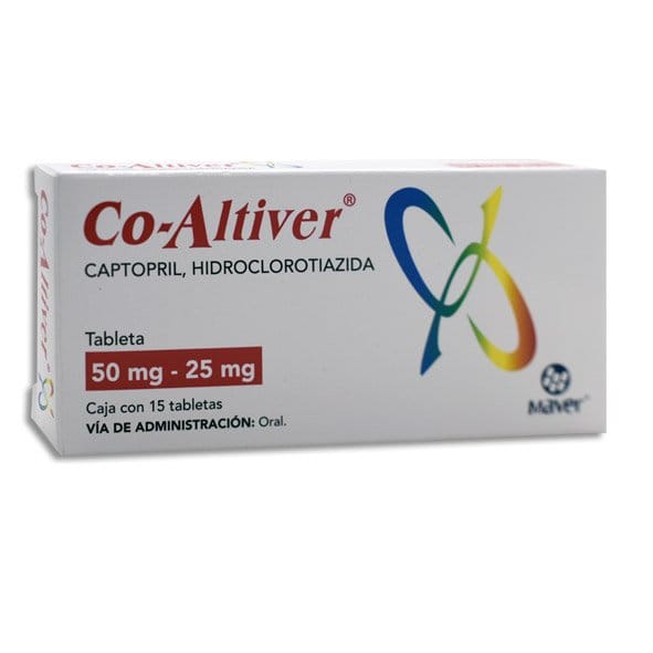 CO-ALTIVER c/15 TABS. 50/25 MG.