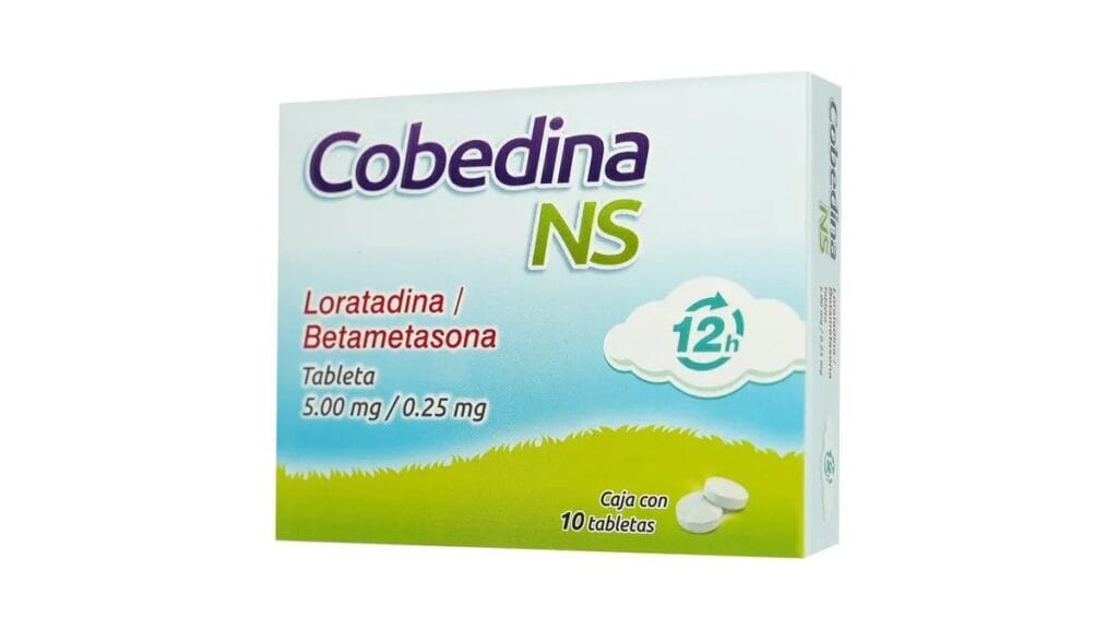 COBEDINA-NS 12H Cja. c/10 TABS. 5.00/0.25 MG.