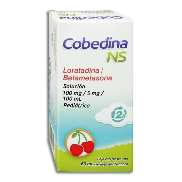 COBEDINA-NS 12H SOL. Pedtca. Fco. 60 ML. 100-5 MG/100 ML.