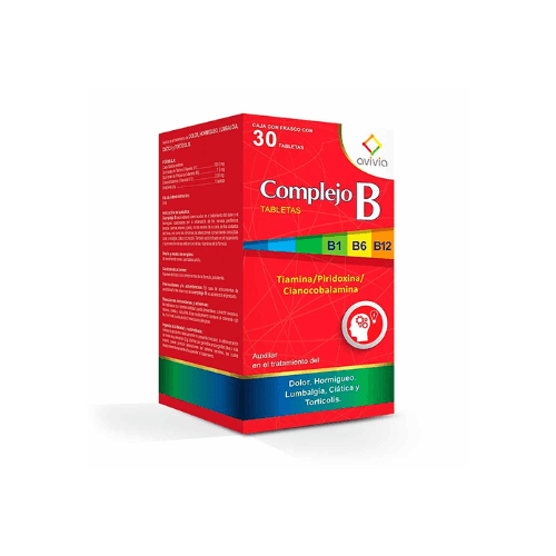 COMPLEJO B (Avivia) c/30 TABS. 100/5/0.05 MG.