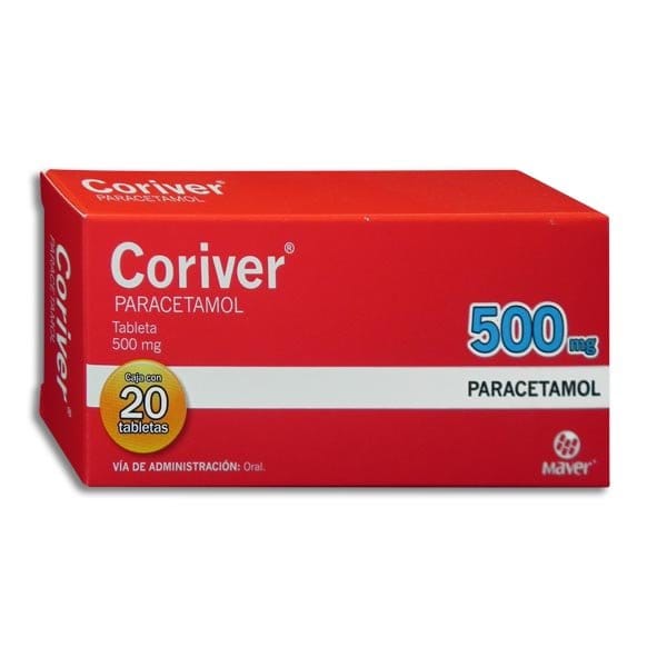 CORIVER c/20 TABS. 500 MG.