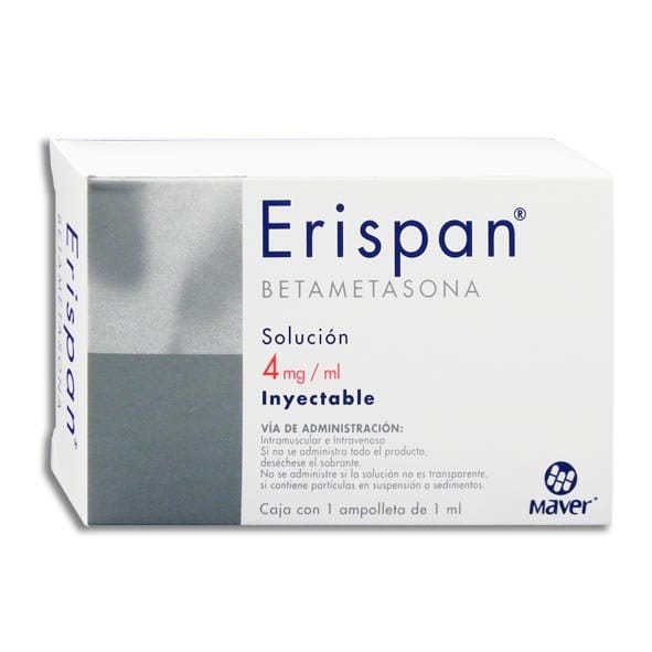 ERISPAN Sol. Iny. c/1 AMPTA. 4 MG/1 ML.