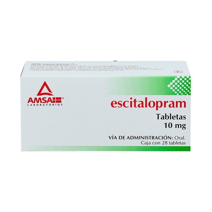ESCITALOPRAM (Amsa) c/28 TABS. 10 MG.