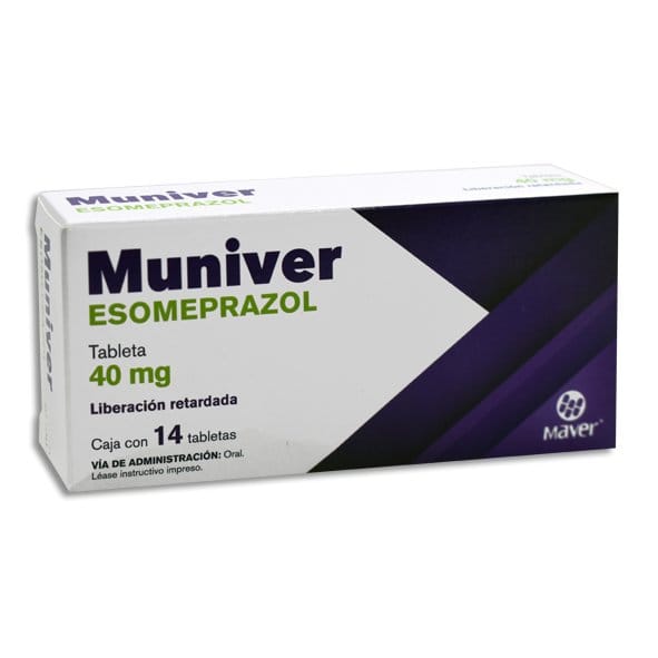 ESOMEPRAZOL (Maver) c/14 TABS. L.R. 40 MG.
