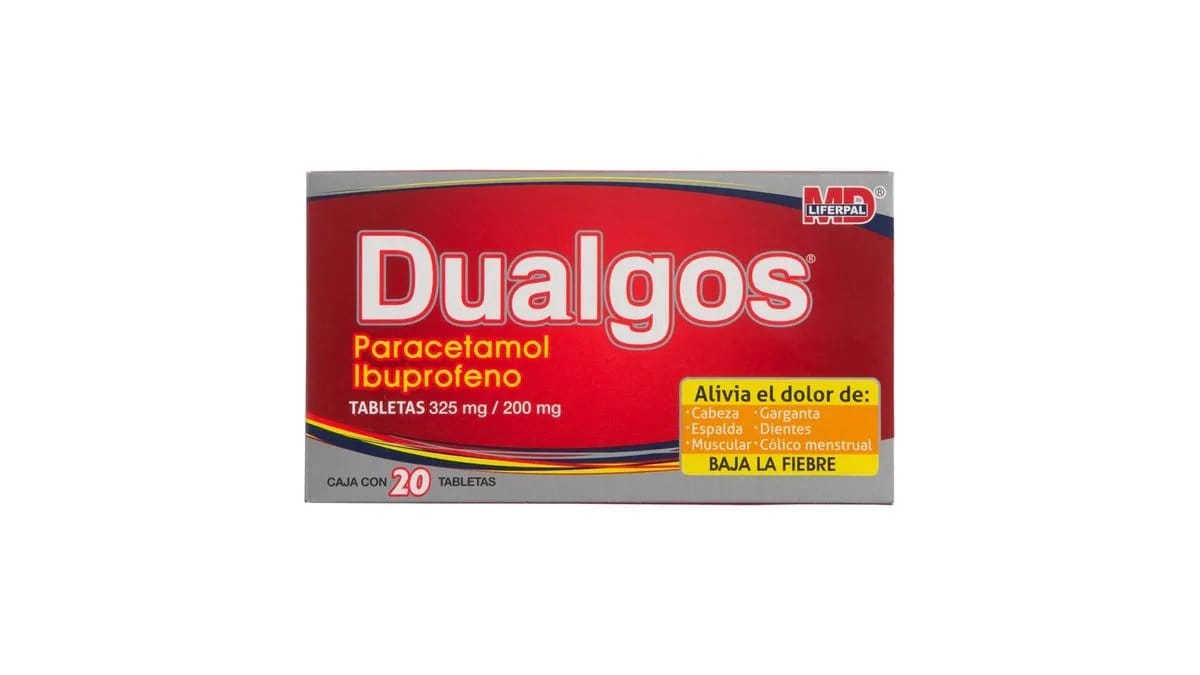 DUALGOS c/20 TABS. 325/200 MG.