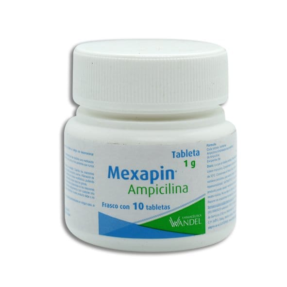 MEXAPIN c/10 TABLETAS 1 G.