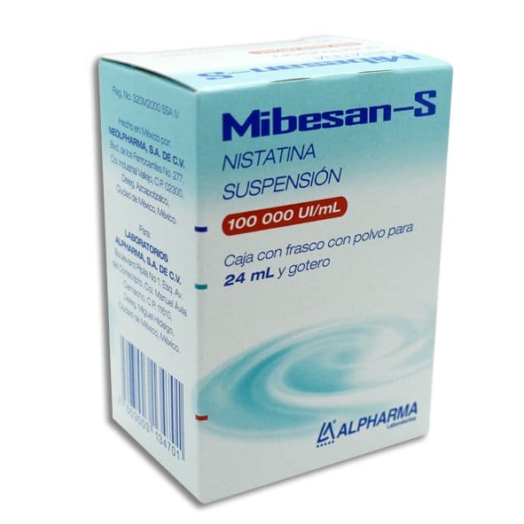 MIBESAN-S SUSP. Fco./Gotero 24 ML. 100,000 UI/1 ML.
