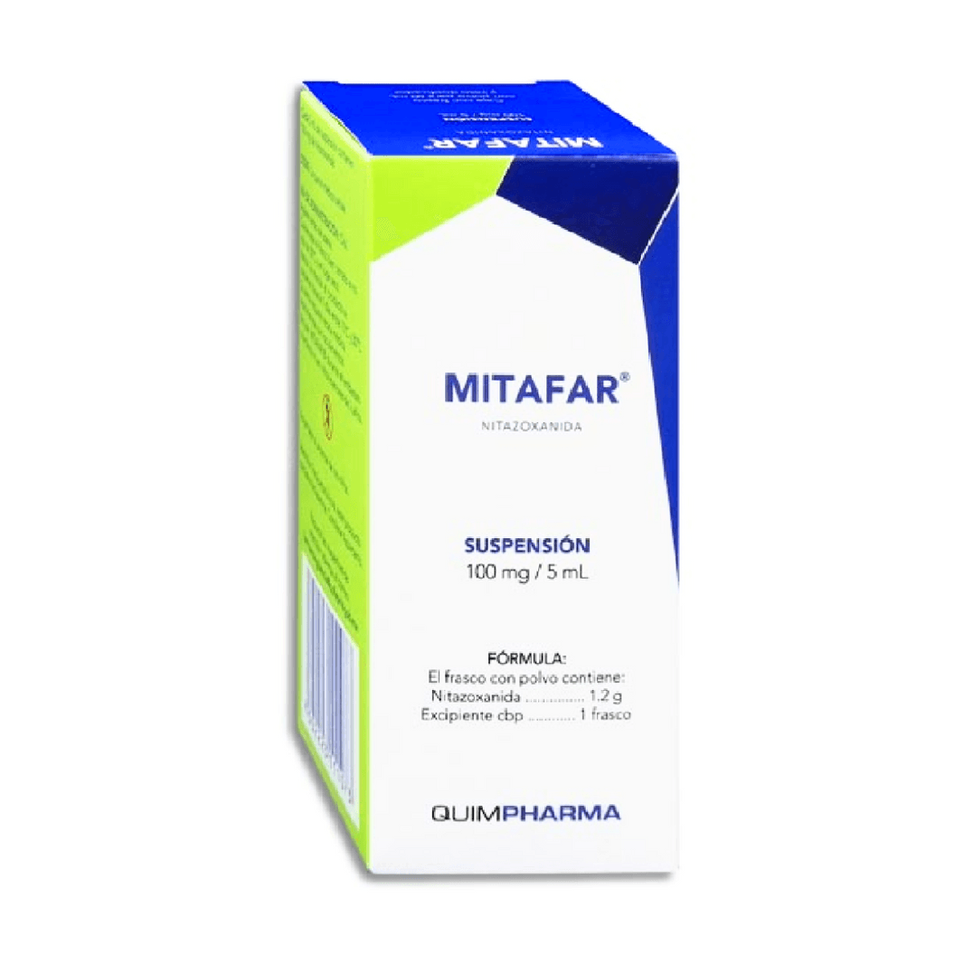 MITAFAR SUSP. Fco. 30 ML. 100 MG/5 ML.