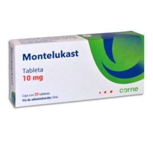 MONTELUKAST (Corne) c/20 TABS. 10 MG.