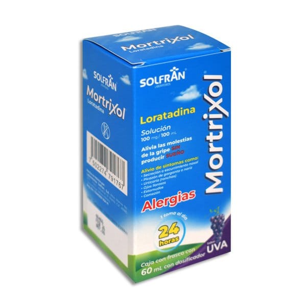 MORTRIXOL SOLUCIÓN Sab. Uva Fco. 60 ML. 100 MG/100 ML.