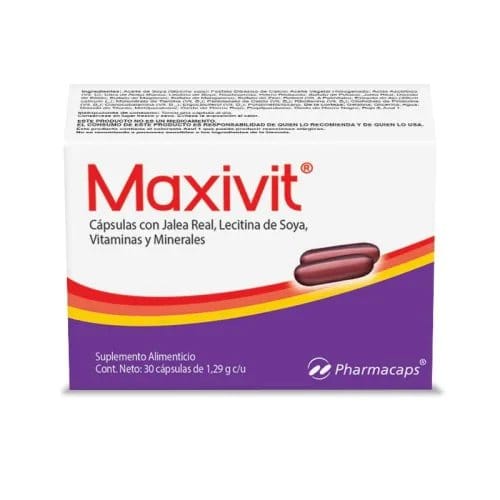 MAXIVIT Caja c/30 CÁPS. 1.29 G.