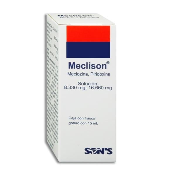 MECLISON SOL. Fco. Gotero 15 ML. 8.33-16.66 MG/1 ML.