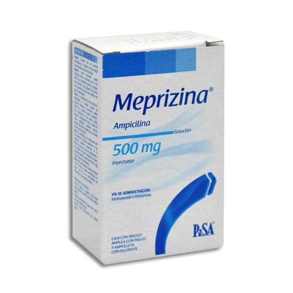 MEPRIZINA Sol. Iny. c/1 FCO. AMP. 500 MG/2 ML.