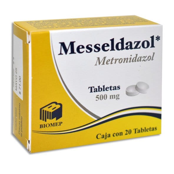 MESSELDAZOL c/20 TABS. 500 MG.