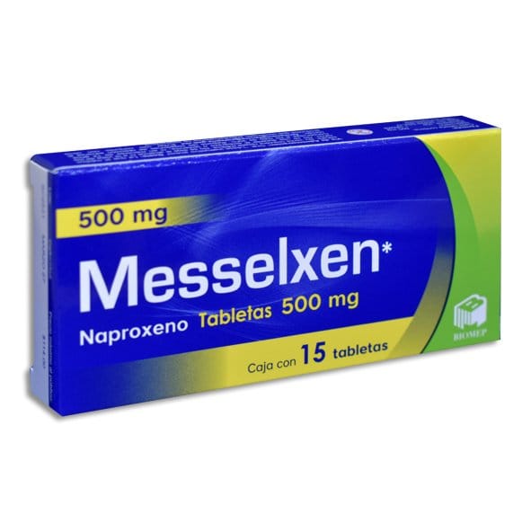MESSELXEN c/15 TABS. 500 MG.